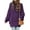 Purple, variant on MOSHU Oversized Sweaters for Women Cable Knit Chunky Pullover Sweater