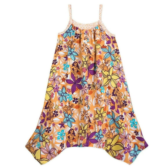 Disney Store Moana Girl Swimsuit Cover Up Size 5/6