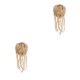 thumbnail image 3 of Vogacara Moño de cola de caballo de fibra peinado multiusos esencial para mujeres extensión de cola de caballo cabello rizado señoras 27/613 27/613 2Conjunto, 3 of 6