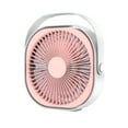thumbnail image 2 of UttpKLBx Portable Room Air Conditioners Personal Quiet Cooling Fan Rechargeable 3 Speeds Mode Air Colling Fan, for Room And Office (Pink), 2 of 8