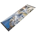 thumbnail image 2 of Cocktail Santorini Coastal Buildings Bedside Runner Rug 2'x 6' Non Slip Carpet Floor Mat Area Rug, 2 of 8