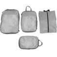 thumbnail image 4 of HUGFEGWE Suitcase Bag Waterproof Compression Packing Bags 4 Pieces Portable Tear Resistant Expandable for Shoes for Clothes CJB91-35056, 4 of 9