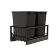 thumbnail image 1 of Rev-A-Shelf Double Pullout 35 qt. Kitchen Trash Can w/ Soft-Close, 5349-18DM-218, 1 of 13