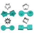 thumbnail image 1 of Advancent 8x molde de de silicona para decoración de pasteles Fondant, molde de decoración de pasteles fácil de desmoldar de calidad Herramientas y accesorios para hornear, 1 of 6