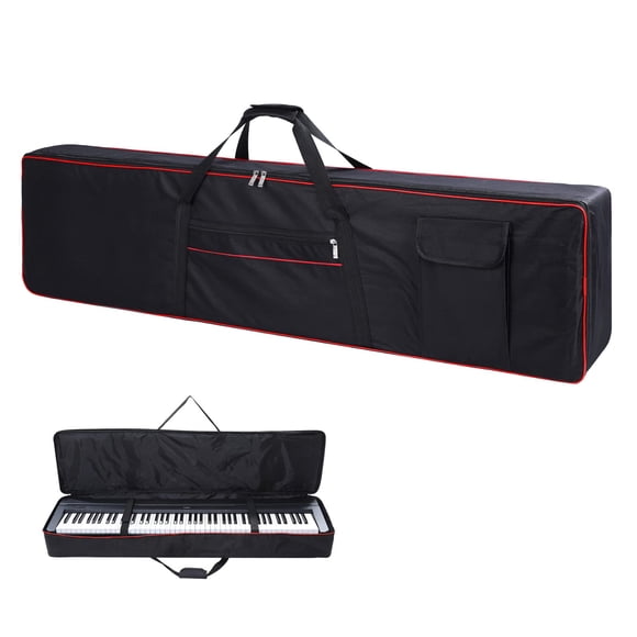Funda de teclado Monkeysell de 88 teclas con bolsa de 2 bolsillos para piano digital