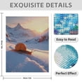 thumbnail image 3 of Diamond Art Kit for Adults, Sunlit Snail Winter Landscape Diamond Painting for Adults Beginners, 5D DIY Diamond Art Painting Kits, Colorful Diamond Painting Craft for Home Decor 12x16, 3 of 7