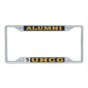 University of North Carolina Greensboro UNCG Spartans NCAA Metal License Plate Frame For Front Back of Car Officially Licensed (Alumni)