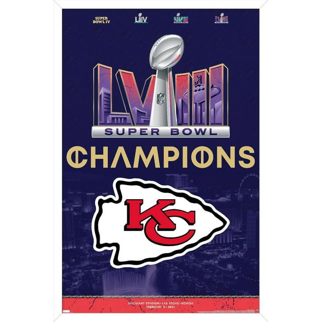 NFL Kansas City Chiefs - Logo de l'équipe du Super Bowl LVIII
