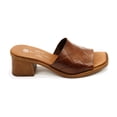 thumbnail image 4 of Eric Michael Women's Vicky Slip-On Leather Heels, Tan,10 M US, 4 of 7