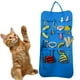 thumbnail image 4 of Pet Toy Storage Wall Display Bag | Hanging Organizer for Cat and Dog Supplies | Leather Material | Foldable | Easy to Clean | Black Brown | 84x40cm | Efficient Space Saving, 4 of 6
