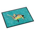 thumbnail image 1 of "Caroline's Treasures 8672JMAT Turtle Tapete para interior o exterior, 24" x 36 ", multicolor Caroline's Treasures 8672JMAT, 1 of 1