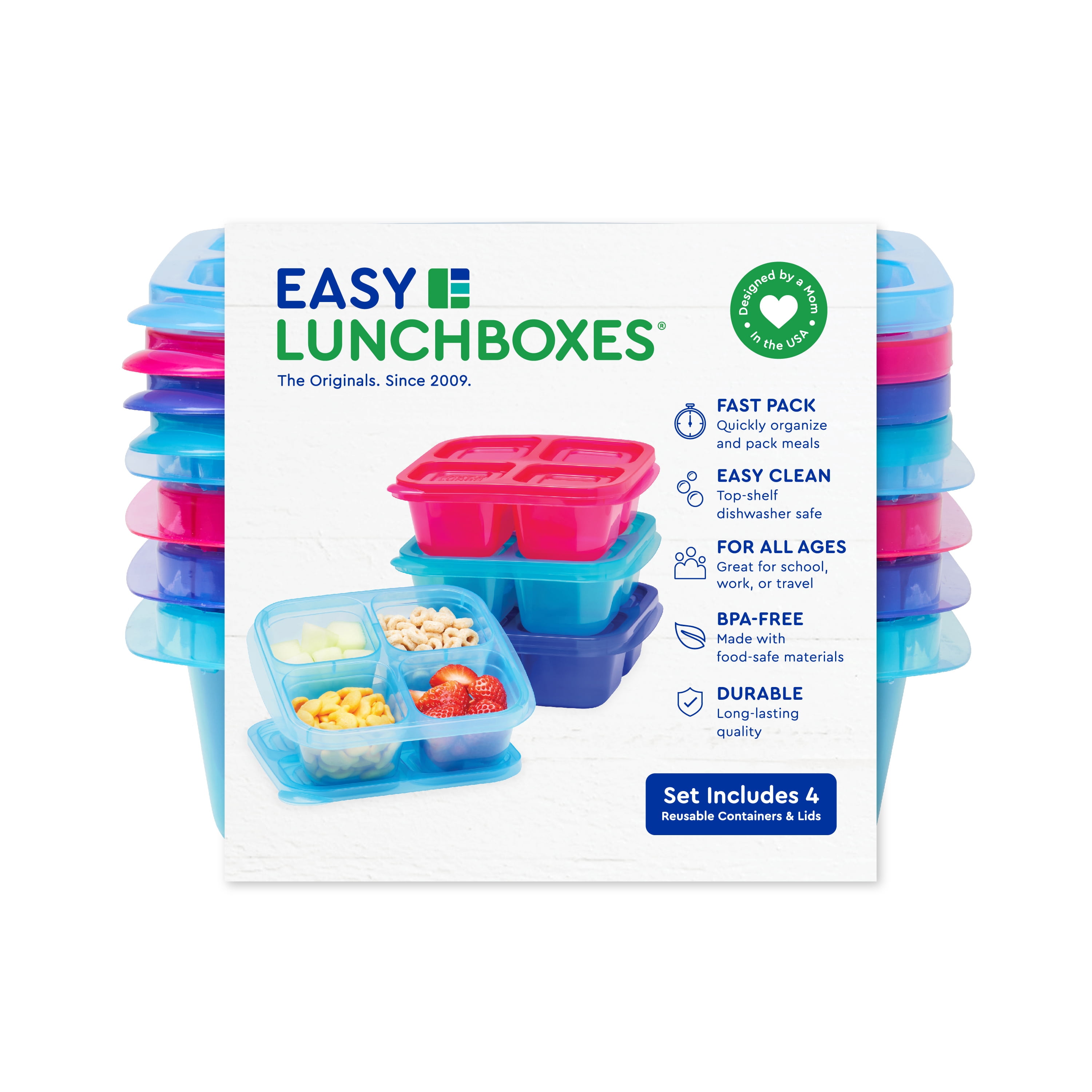 EasyLunchboxes Mini Sauce Dipper Containers - SauceAndToss