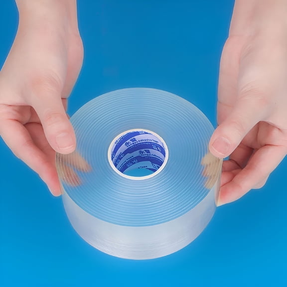 ICERUN 2026 New Nano Tape Single Sided Tape Transparent Reusable Waterproof Adhesive Tapes for Kitchen,Bathroom,Office,Crafting,Home Cleanable Kitchen Bathroom Supplies Tapes