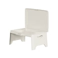 thumbnail image 1 of Advancent plegable práctica de ABS con soporte portátil para computadora portátil, de comedor multifuncional, cama y juguetes Almacenamiento y organización del hogar blanco, 1 of 6