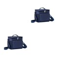 thumbnail image 3 of Bolsa de almuerzo aislada Injueey Tamaño de aislamiento térmico Ligero Durable Azul marino 2Conjunto, 3 of 6