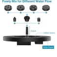thumbnail image 4 of Uinagy Solar Fountain Small Garden Mini Floating Fountain Solar Water Fountain Suspended Solar Water Sprinkler, 4 of 9