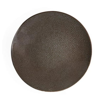 

Red Vanilla RR003-313 12.5 in. Organic Art Coupe Service Round Platter Grey