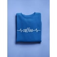 thumbnail image 3 of Heart Beat Coffee Women Sweatshirt, Female Small, 3 of 4