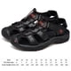 thumbnail image 3 of Sandalias de verano Zapatos de playa Zapatos de hombre transpirables Suministros al aire libre para caminatas en el lago (Negro 41), 3 of 3