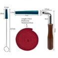 thumbnail image 5 of Piano Tuning Kit For Apprentices And Professionals, Includes High-Quality Tuning Hammer, Temperament Strip For Efficient Muting, 8 Pieces With Tool Storage Pouch For Safe Transport, 5 of 5