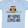 thumbnail image 4 of Inktastic My Nana Loves Me Owl Girls Baby Bodysuit, 4 of 5