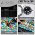 thumbnail image 5 of KEIAHUAN Tropical Ocean Palm Car Trunk Mat 29" x 39", Anti-Slip Rear Trunk Liner Full Protection Cars Accessories Universal Fit for Most Sedan, 5 of 6