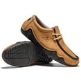 thumbnail image 3 of UOFEIY Fashion Men Dress Shoes Male Flats Handmade Leather Shoes, 3 of 7