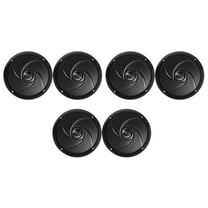 (6) Rockville RSM65B 6.5" 960 Watt Waterproof Shallow Slim Marine Boat Speakers