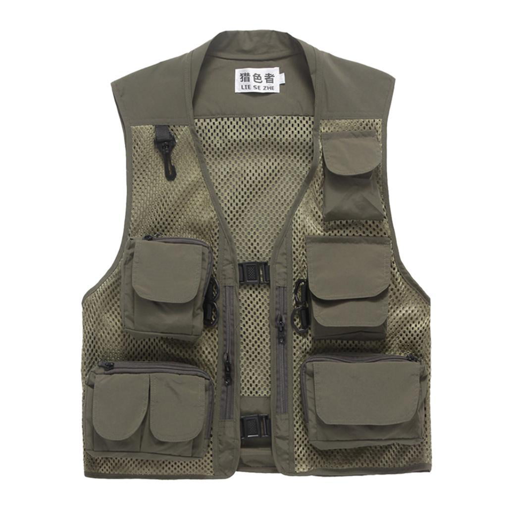Fishing Vest for Men and Women, for Fishing and Outdoor Activities XXXL 
