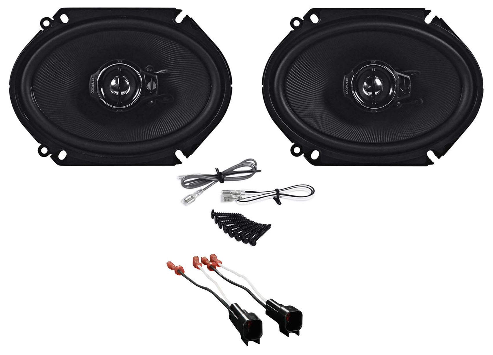 kenwood 6x8 3 way speakers