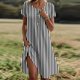 thumbnail image 1 of WILLBEST Vestidos Casuales para Mujer Vestido Casual Fluido de Cuello Redondo para Mujer, Línea A, para Verano, Vacaciones En La Playa, Uso Diario, Cómodo, Lavable A Máquina, Atuendo Básico Chica, 1 of 3