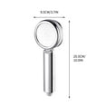 thumbnail image 3 of InsCrazy High Pressure Shower Head with Handheld, Handheld Filtered Shower Head High Pressure Double Sided Spray Mode Shower Head with Filter Water Softener Hard Water Filter Beads, 3 of 6