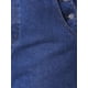 thumbnail image 5 of INSPIRAR CHIC Conjuntos de Denim para Mujeres Mono Casual con Tirantes Ajustables Pantalones Cortos de Jean M Azul Oscuro, 5 of 6