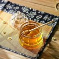 thumbnail image 5 of Crystal Honey Jar, Beehive Honey Dish with Dipper, 5 of 5
