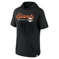 thumbnail image 2 of Men's Fanatics Black San Francisco Giants Offensive Strategy Short Sleeve Pullover Hoodie, 2 of 3