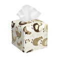 thumbnail image 1 of Balery Funny Chicken Porta Pañuelos de Cuero con Estampado – Funda Moderna Cuadrada para Caja de Pañuelos, Dispensador 5x5x5'', 1 of 7