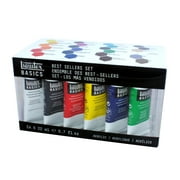 Liquitex BASICS Acrylic Color Clear Box Set, 22ml, 24-Colors