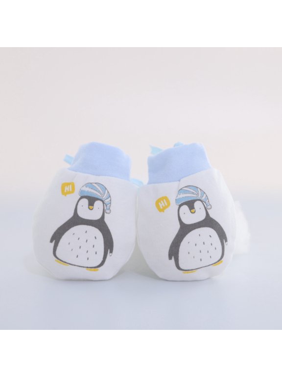 Dosaele New Baby mittens Gloves Cute Cartoon Baby Infant Pure cottonGirlt Scratch Newborn MittsBoy Fabric Baby Care product Christmas