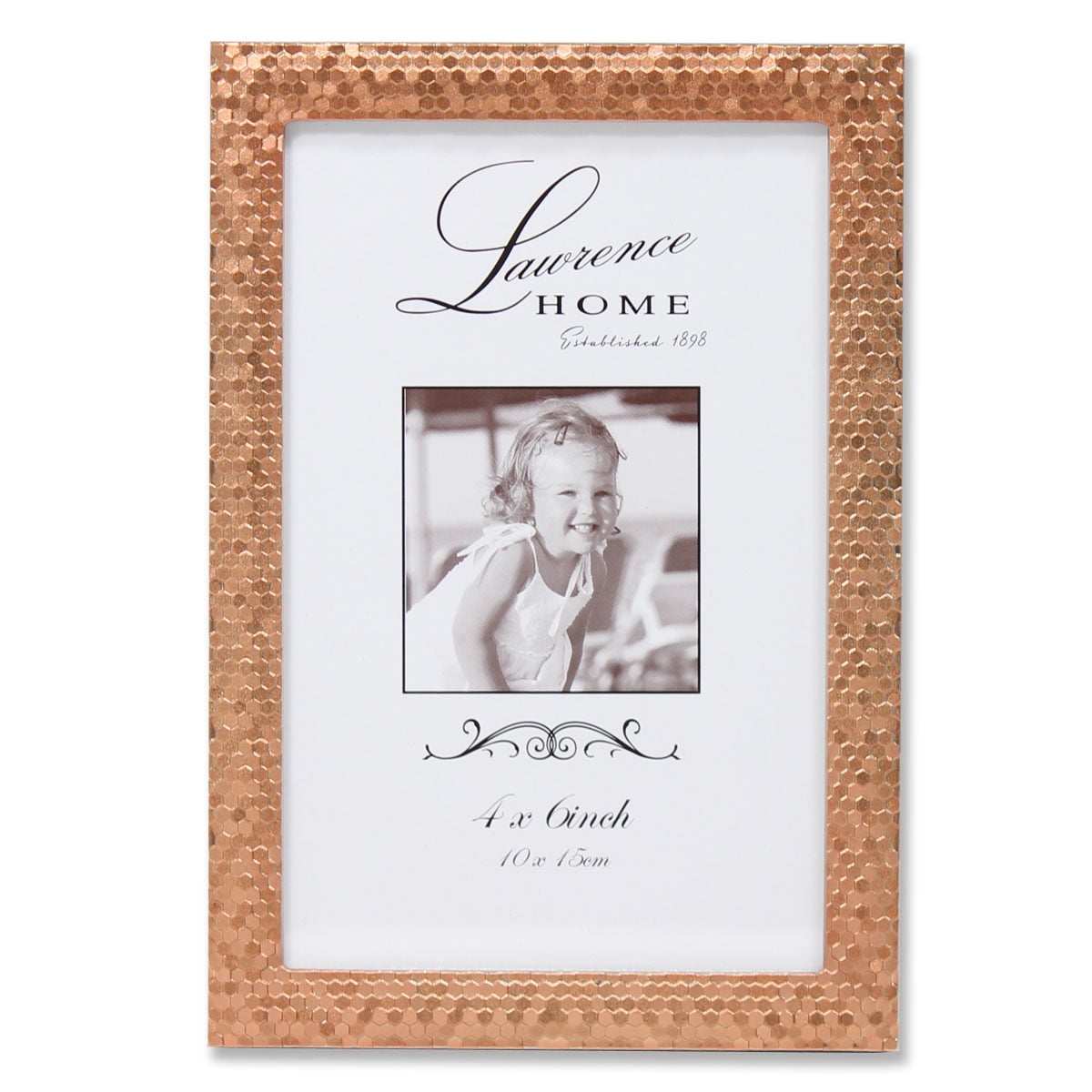 Download 4x6 Rose Gold Shimmer Metal Picture Frame - Walmart.com - Walmart.com