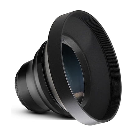 0.43X High Definition Super Wide Angle Lens w/ Macro Compatible with Canon VIXIA HV30 + 3 Piece Filter Kit