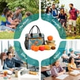thumbnail image 6 of FORMRS Insulated Lunch Bag for Work School Unisex Large Capacity Cooler with Shoulder Strap, Art Goldfish, 6 of 6