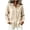 Beige, variant on Women's Sun Protection Shirts Hoodie Cotton Linen Long Sleeve UPF 50+ Button Down Gauze Shirts Lightweight Summer Tops with Chest Pocket Black Small