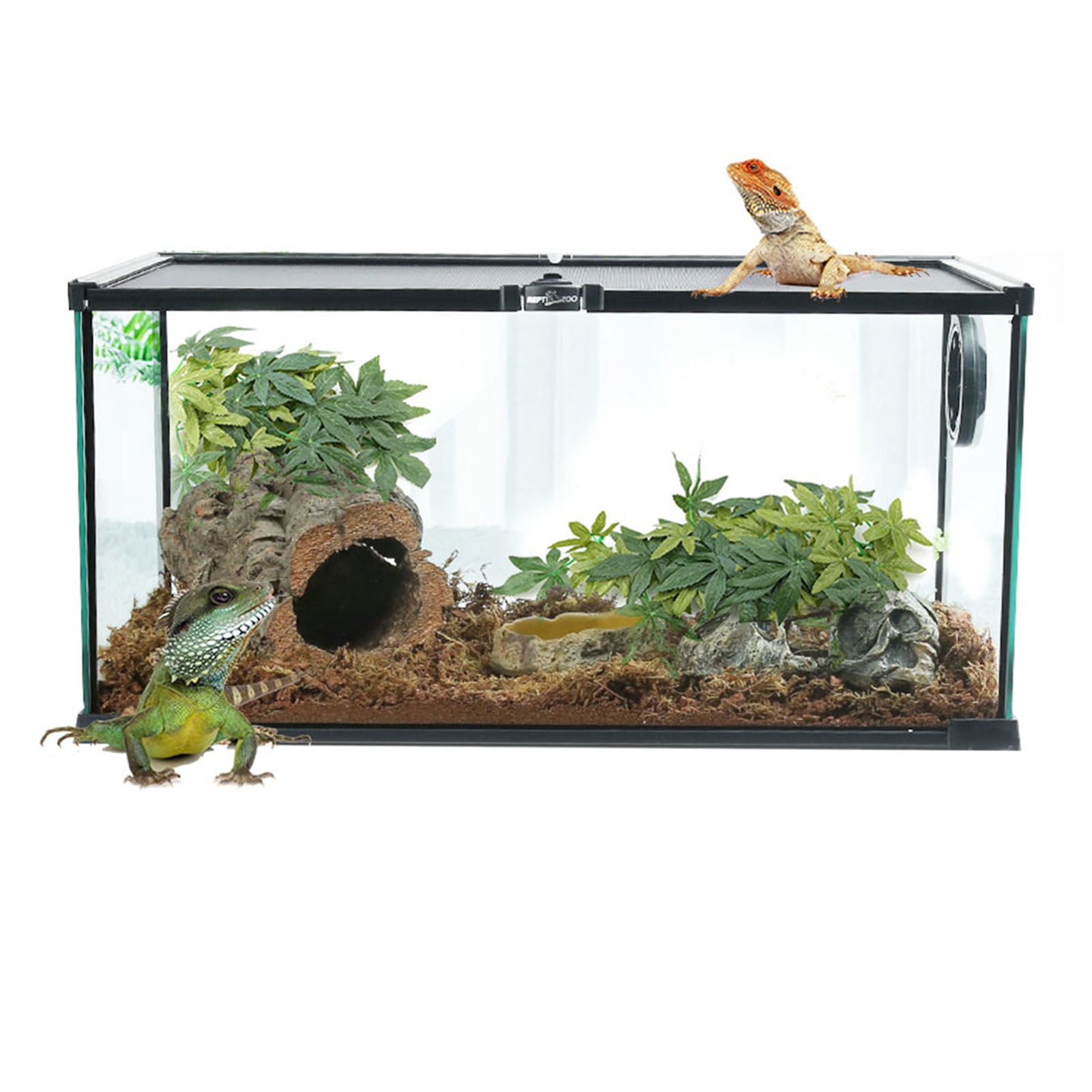 Fish Tank Artificial Plant, for Fish Tank Aquarium Reptile Terrarium, Decor
