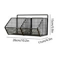 thumbnail image 3 of Kedshhgu Iron Kitchen Vegetable Storage Rack, Space Saving and Multi-Purpose, Hanging Fruit Basket and Produce Vegetable Storage Rack, Suitable for Kitchen or Pantry, 3 of 6