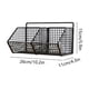 thumbnail image 3 of Cesta de pared para almacenar jengibre y ajo | Organizador de cocina de hierro con múltiples compartimentos | Estante inoxidable para especias, cebollas y condimentos | Diseño compacto, 3 of 5