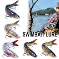 thumbnail image 3 of COCEQUC Multi Jointed Fishing Lures Sinking Wobblers Swimbait Hard Bait New V5 σ■ пъ зχ S5K6, 3 of 5