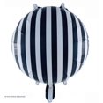 thumbnail image 3 of Globo de película de aluminio con diseño de neumático redondo de 18 pulgadas, serie de neumáticos a rayas a cuadros negros, decoración de globos para cumpleaños, 3 of 4