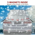 thumbnail image 6 of IC ICLOVER Winter Snow Cover & Car Rear Windshield with Magnetic Edge Shade Ice Frost Sun Rain Resistant Waterproof Windproof Dustproof for Outdoor Cars ,Suvs & Vans, 6 of 9