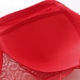 thumbnail image 5 of Ashirexll Push up Bras for Women, Lace Bras for Women, Solid Color Wireless Thin Hollow Out Soft Breathable Sexy Bras Red G L, 5 of 7