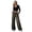 Coffee, variant on Wide Leg Pants for Women Leopard Print High Waist Drawstring Trousers Loose Straight Casual Womens Pants Coffee L